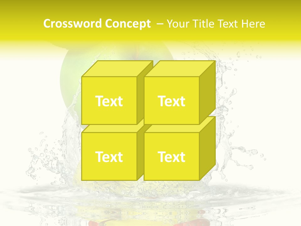 Freisteller Abwaschen Ernten PowerPoint Template
