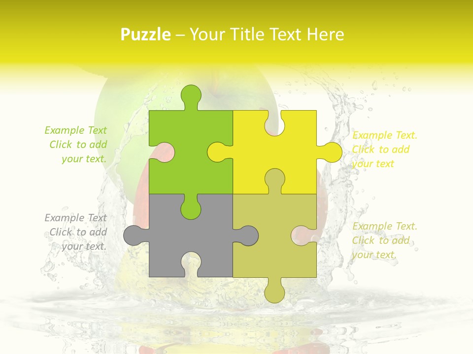 Freisteller Abwaschen Ernten PowerPoint Template