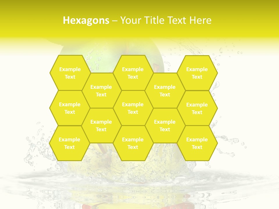 Freisteller Abwaschen Ernten PowerPoint Template