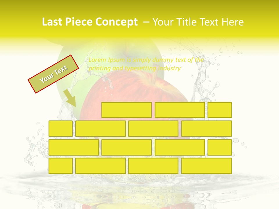 Freisteller Abwaschen Ernten PowerPoint Template