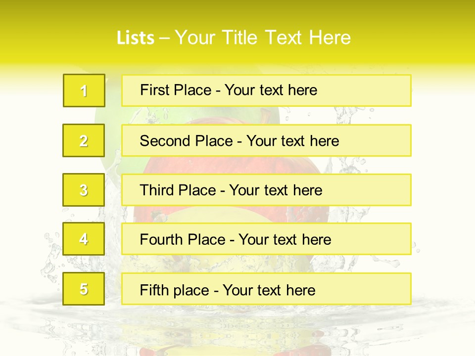Freisteller Abwaschen Ernten PowerPoint Template