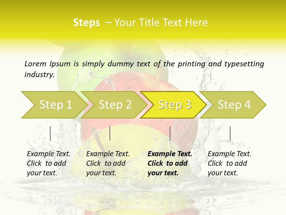 Freisteller Abwaschen Ernten PowerPoint Template