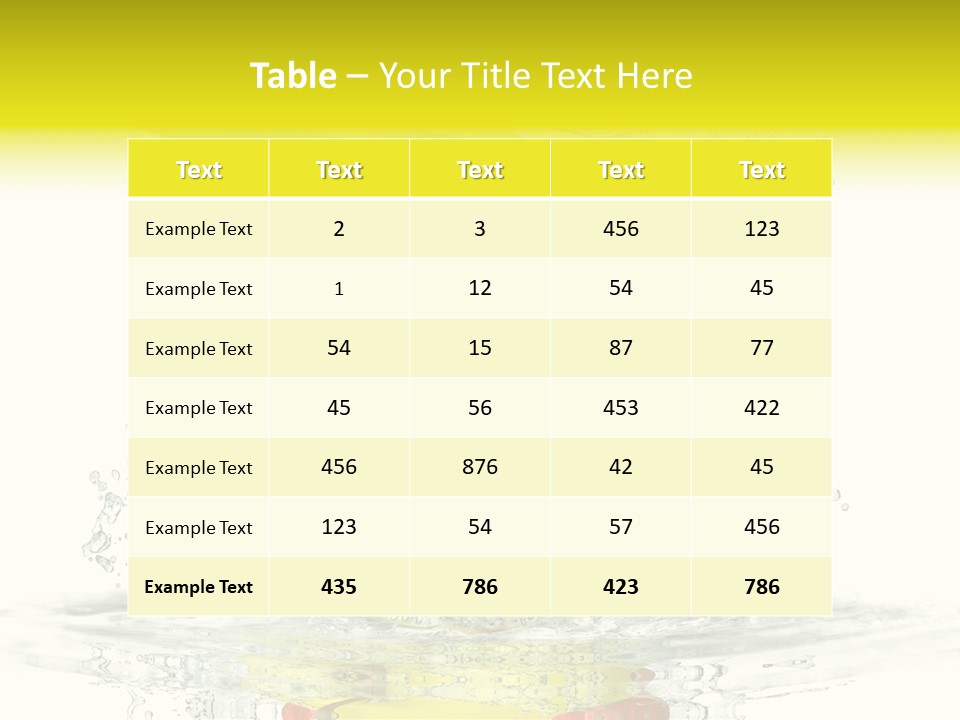 Freisteller Abwaschen Ernten PowerPoint Template