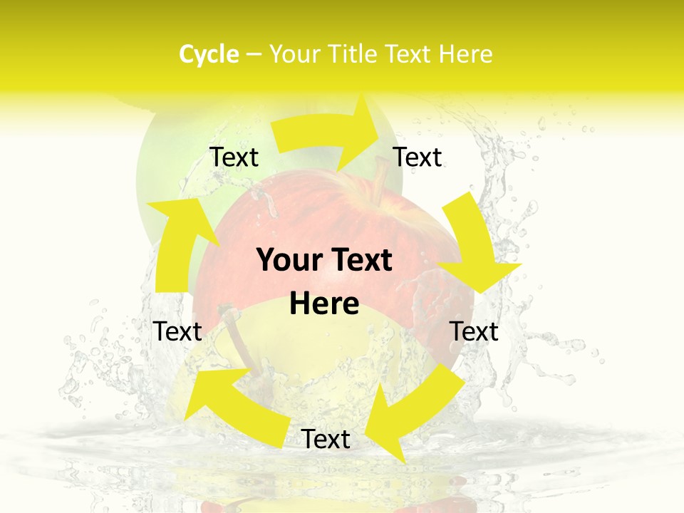 Freisteller Abwaschen Ernten PowerPoint Template