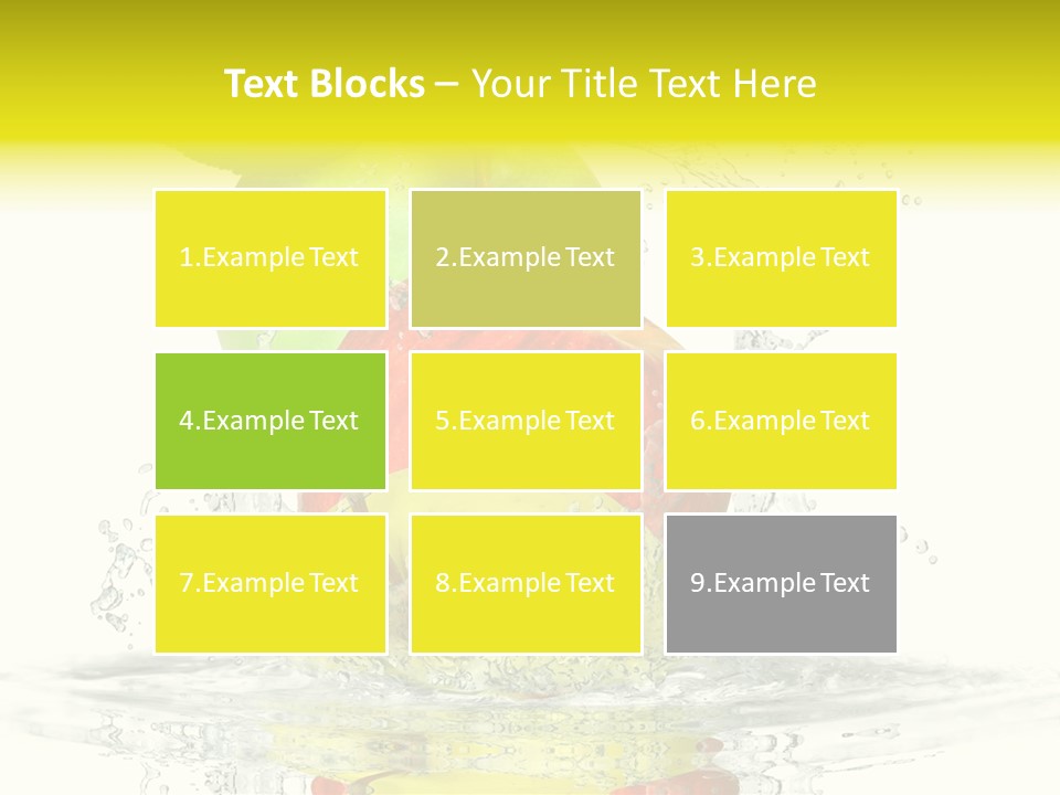 Freisteller Abwaschen Ernten PowerPoint Template