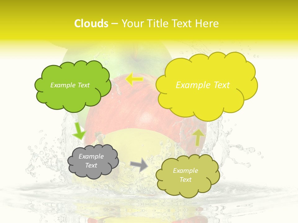 Freisteller Abwaschen Ernten PowerPoint Template