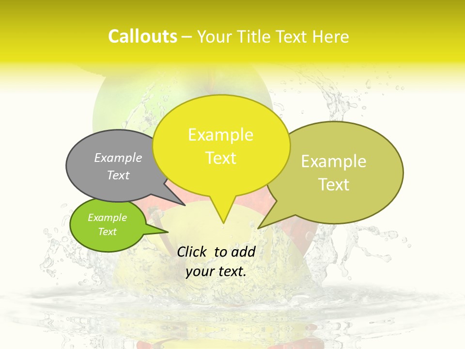 Freisteller Abwaschen Ernten PowerPoint Template