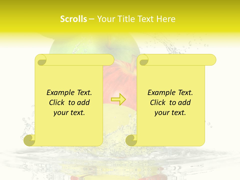 Freisteller Abwaschen Ernten PowerPoint Template