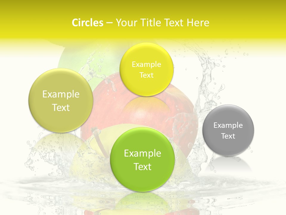 Freisteller Abwaschen Ernten PowerPoint Template