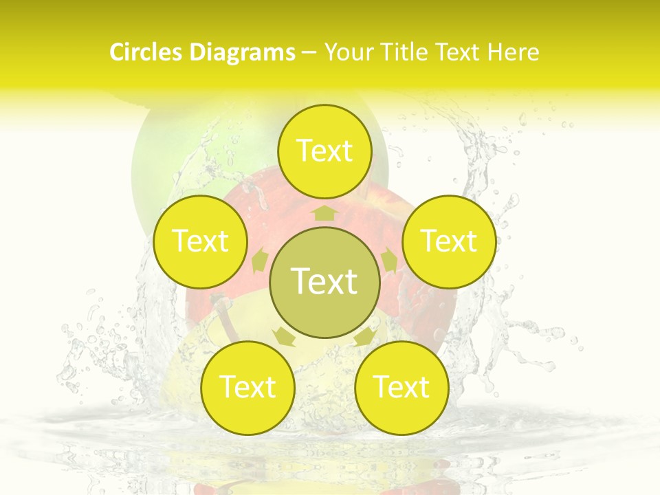 Freisteller Abwaschen Ernten PowerPoint Template