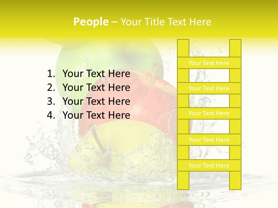 Freisteller Abwaschen Ernten PowerPoint Template