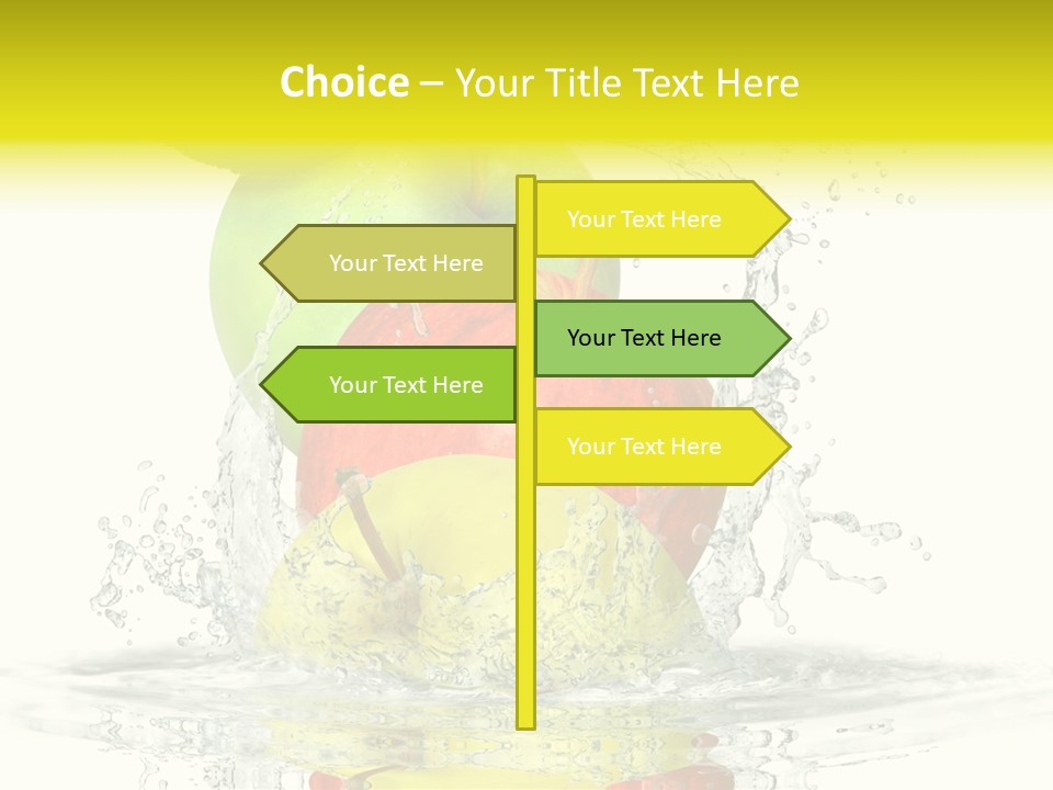 Freisteller Abwaschen Ernten PowerPoint Template