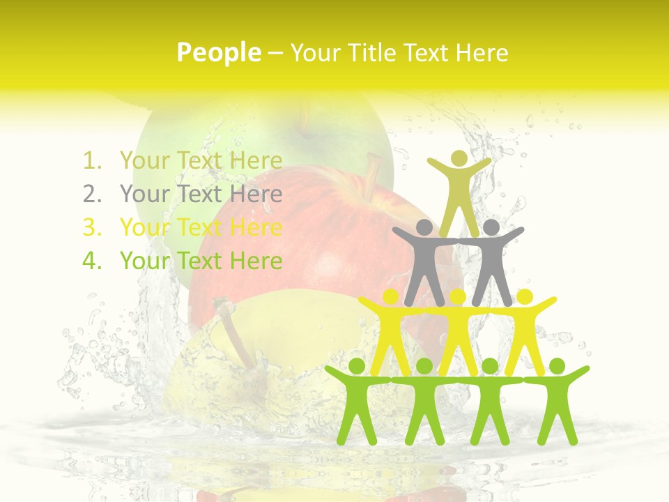 Freisteller Abwaschen Ernten PowerPoint Template