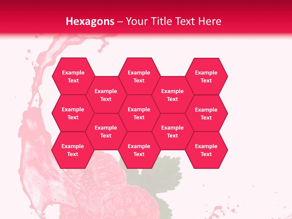 Health Lifestyle Drop Liquid Splash Water PowerPoint Template