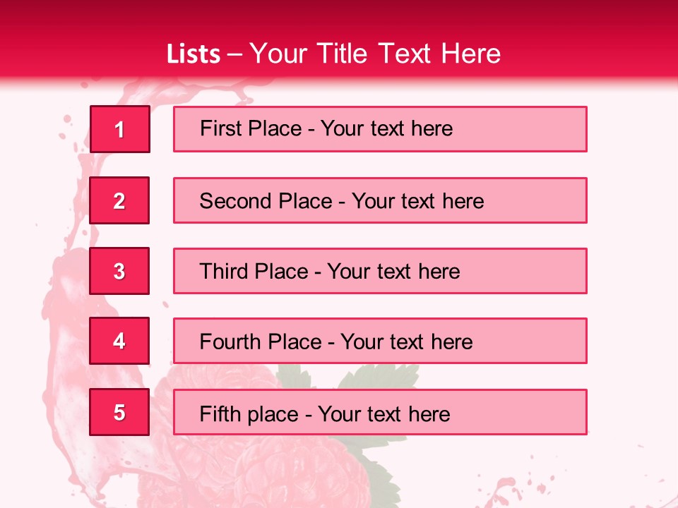 Health Lifestyle Drop Liquid Splash Water PowerPoint Template