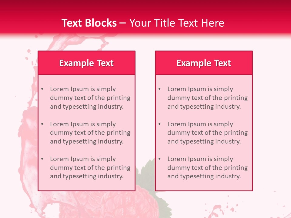 Health Lifestyle Drop Liquid Splash Water PowerPoint Template