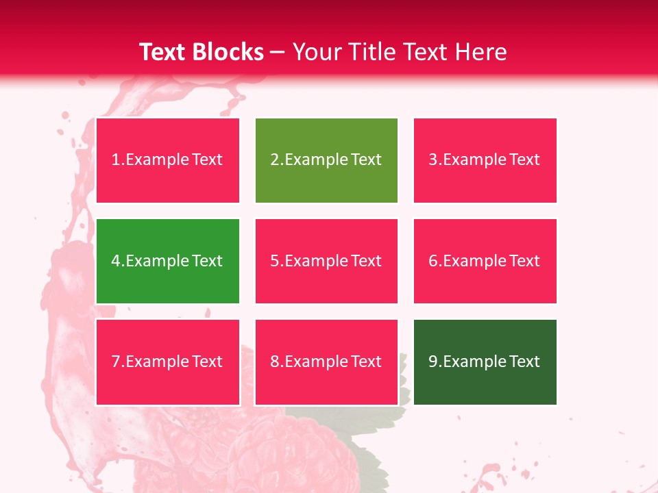 Health Lifestyle Drop Liquid Splash Water PowerPoint Template