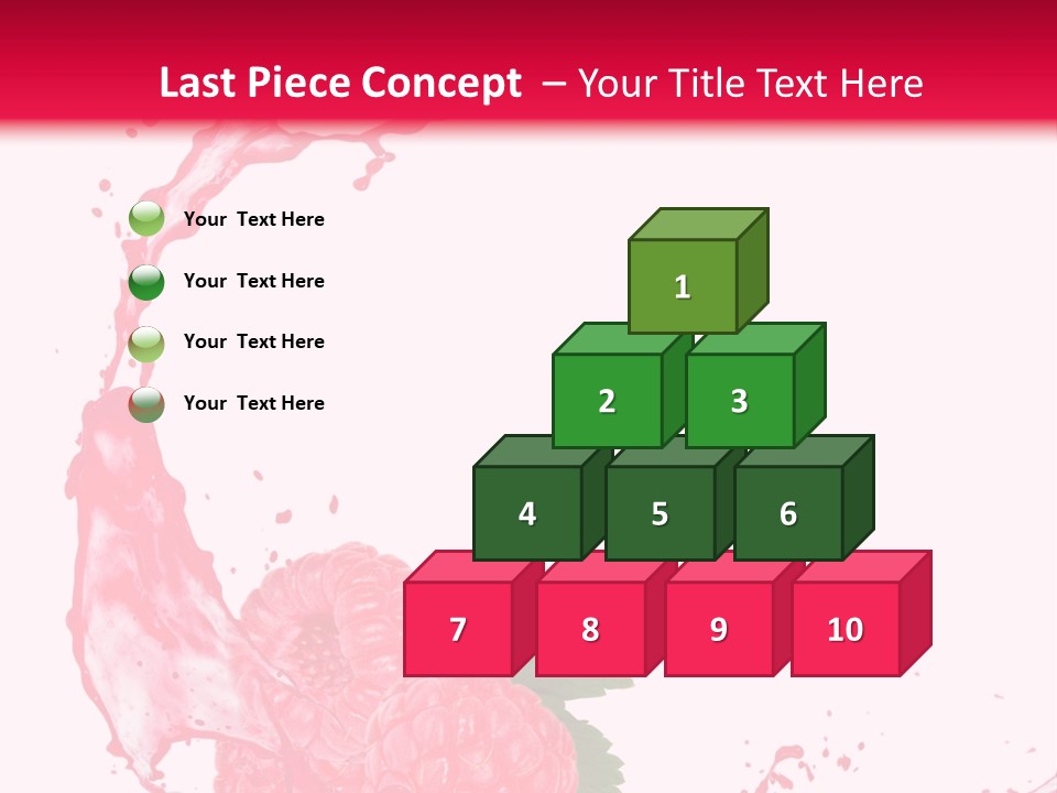 Health Lifestyle Drop Liquid Splash Water PowerPoint Template