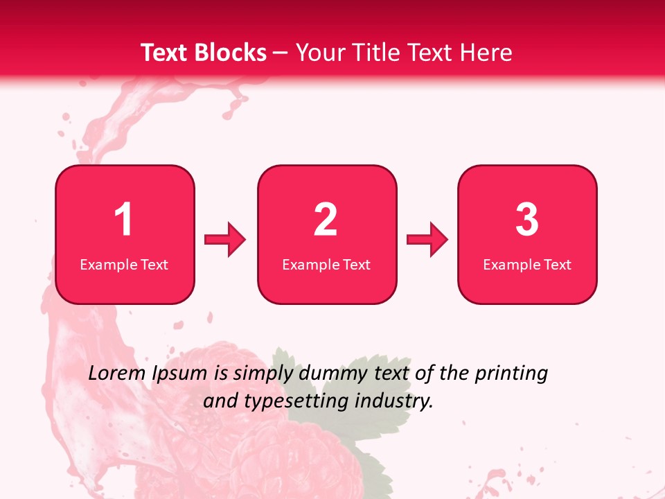 Health Lifestyle Drop Liquid Splash Water PowerPoint Template