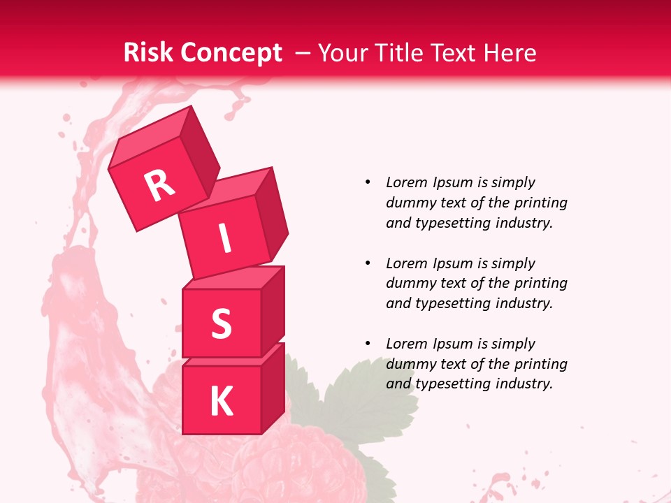 Health Lifestyle Drop Liquid Splash Water PowerPoint Template