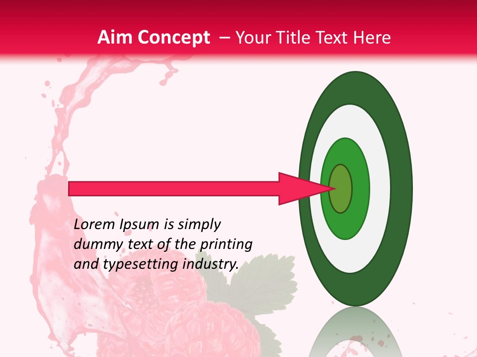 Health Lifestyle Drop Liquid Splash Water PowerPoint Template