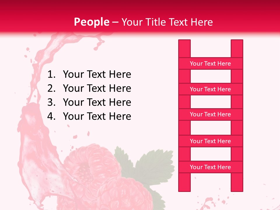 Health Lifestyle Drop Liquid Splash Water PowerPoint Template