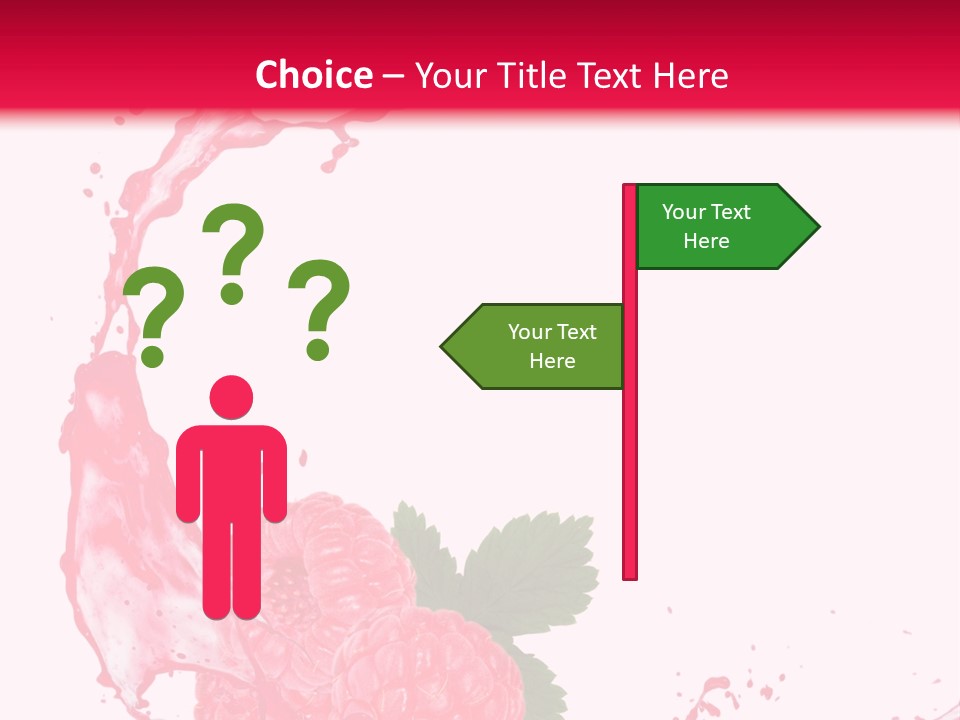 Health Lifestyle Drop Liquid Splash Water PowerPoint Template