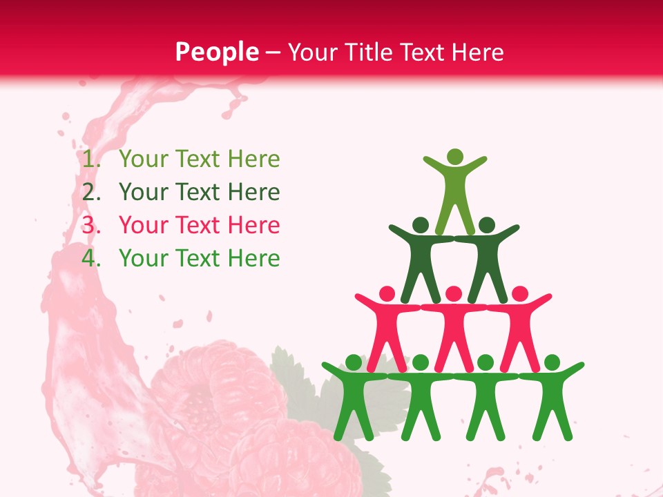 Health Lifestyle Drop Liquid Splash Water PowerPoint Template