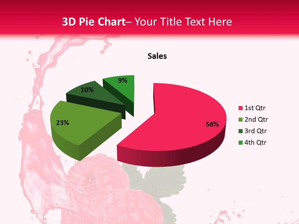 Health Lifestyle Drop Liquid Splash Water PowerPoint Template