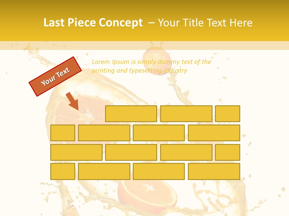 Juice Healthy Orange Fruit Fresh Food Drink Juicy Vitami Juicy Lemon PowerPoint Template