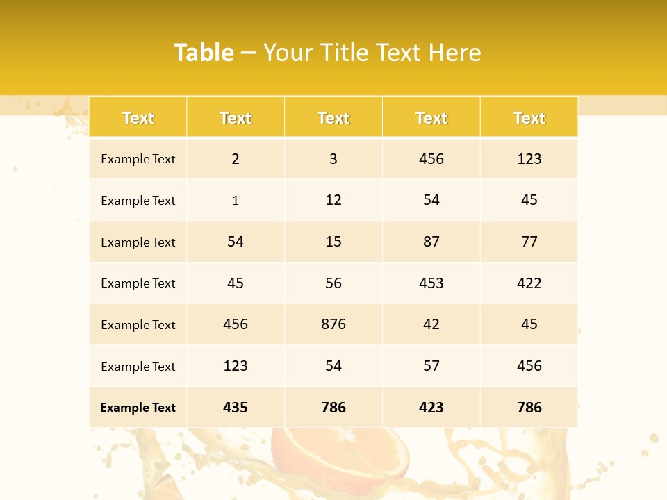 Juice Healthy Orange Fruit Fresh Food Drink Juicy Vitami Juicy Lemon PowerPoint Template