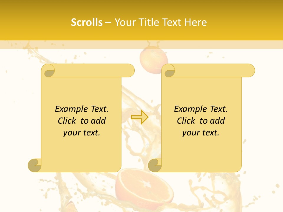 Juice Healthy Orange Fruit Fresh Food Drink Juicy Vitami Juicy Lemon PowerPoint Template