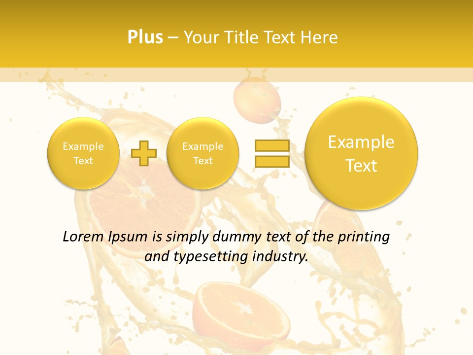 Juice Healthy Orange Fruit Fresh Food Drink Juicy Vitami Juicy Lemon PowerPoint Template
