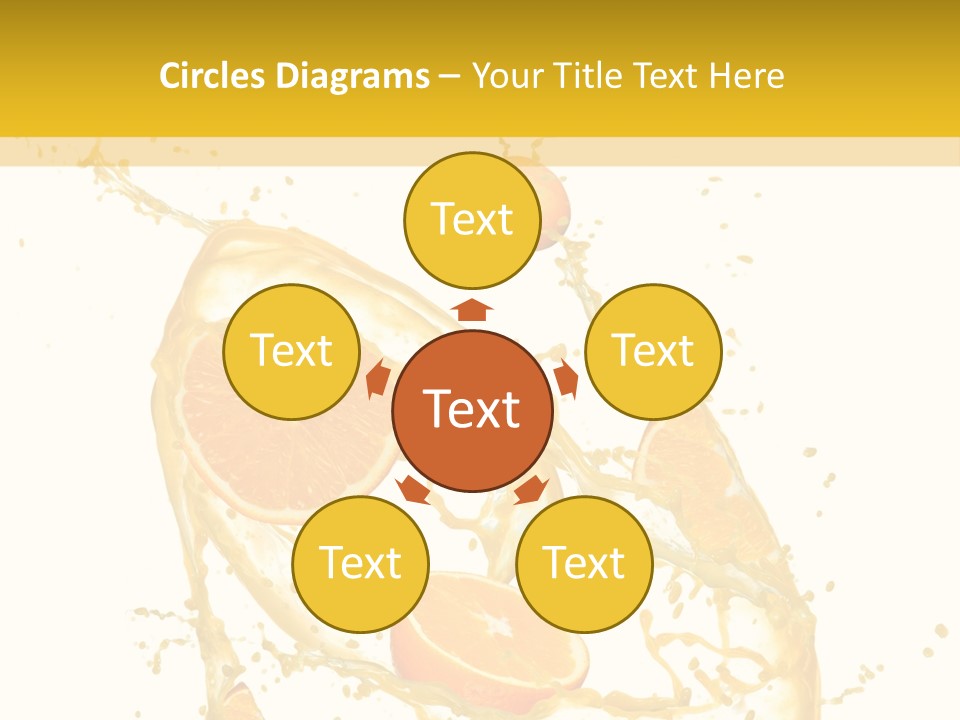 Juice Healthy Orange Fruit Fresh Food Drink Juicy Vitami Juicy Lemon PowerPoint Template