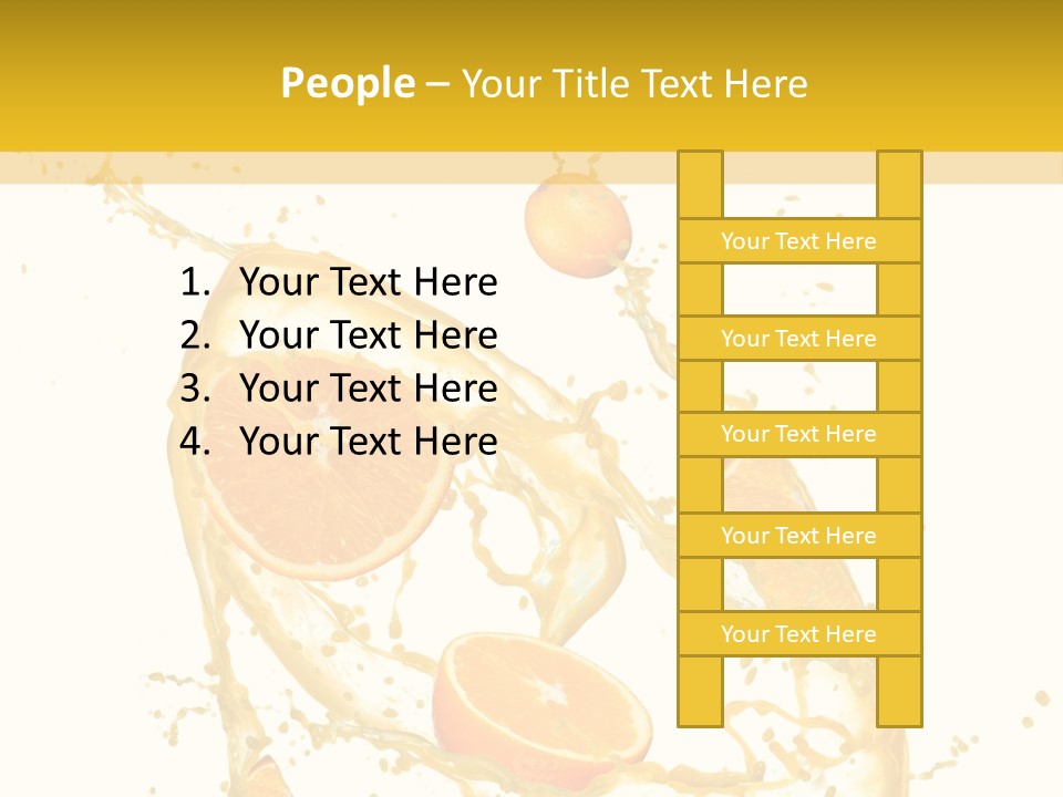 Juice Healthy Orange Fruit Fresh Food Drink Juicy Vitami Juicy Lemon PowerPoint Template