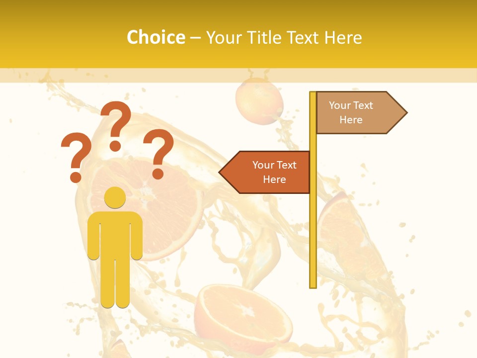 Juice Healthy Orange Fruit Fresh Food Drink Juicy Vitami Juicy Lemon PowerPoint Template