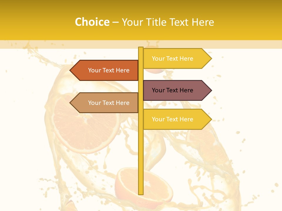 Juice Healthy Orange Fruit Fresh Food Drink Juicy Vitami Juicy Lemon PowerPoint Template
