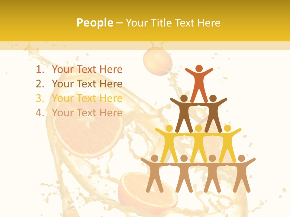 Juice Healthy Orange Fruit Fresh Food Drink Juicy Vitami Juicy Lemon PowerPoint Template