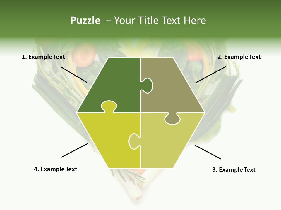 Lebensstil Salatherz Schlank PowerPoint Template