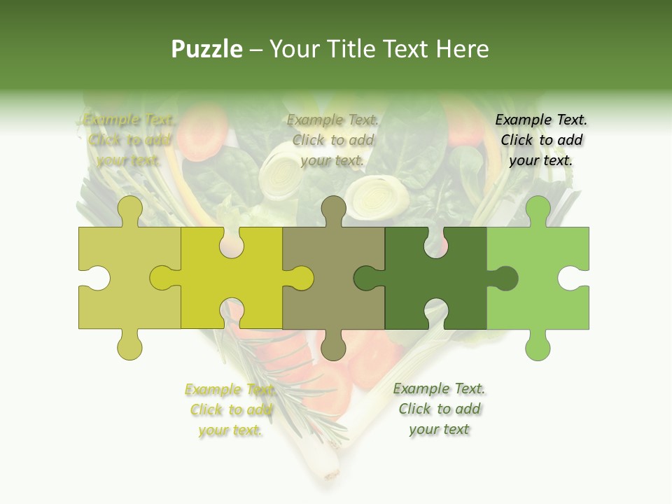 Lebensstil Salatherz Schlank PowerPoint Template