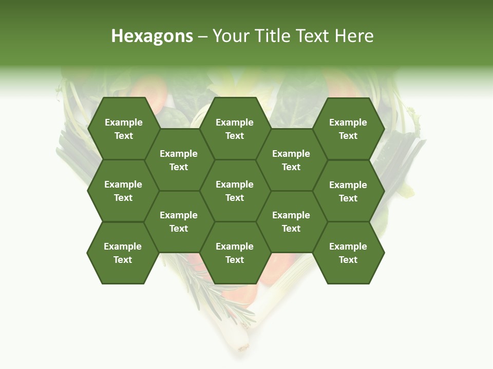 Lebensstil Salatherz Schlank PowerPoint Template