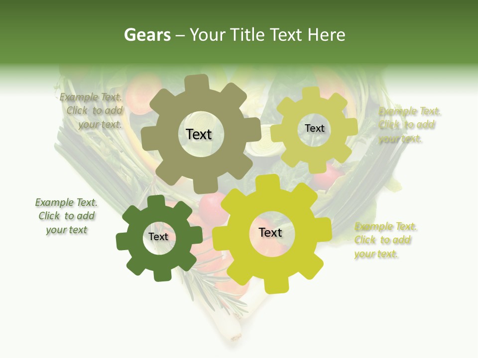 Lebensstil Salatherz Schlank PowerPoint Template