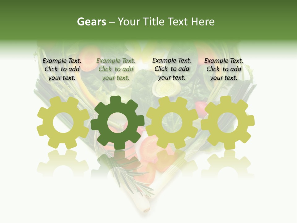 Lebensstil Salatherz Schlank PowerPoint Template