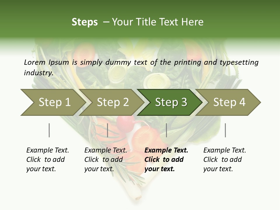 Lebensstil Salatherz Schlank PowerPoint Template