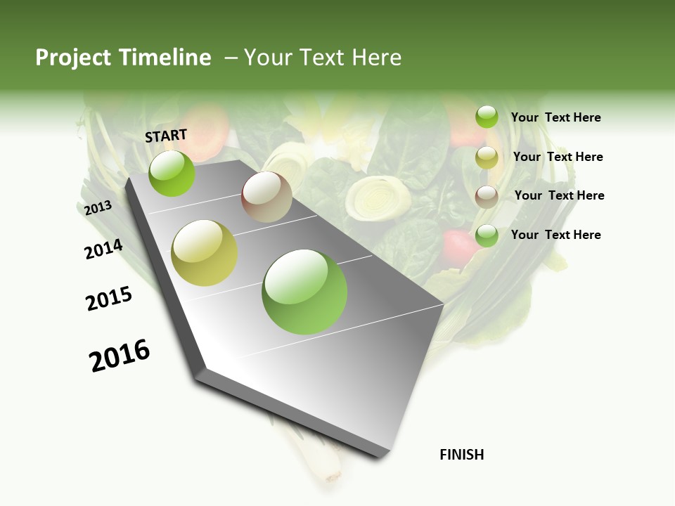 Lebensstil Salatherz Schlank PowerPoint Template