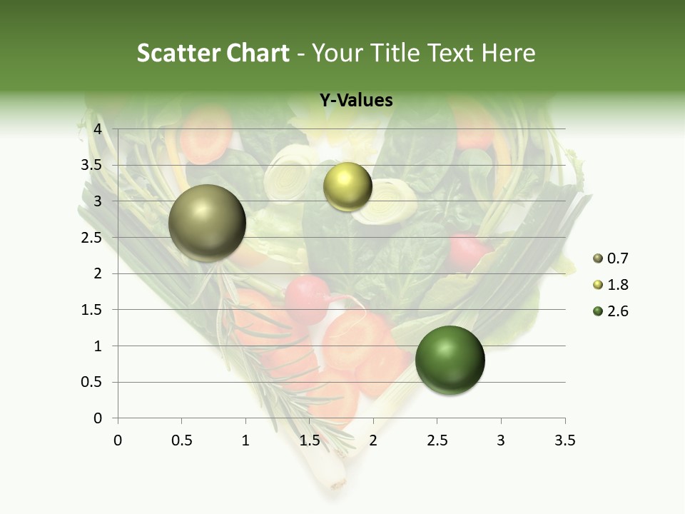 Lebensstil Salatherz Schlank PowerPoint Template