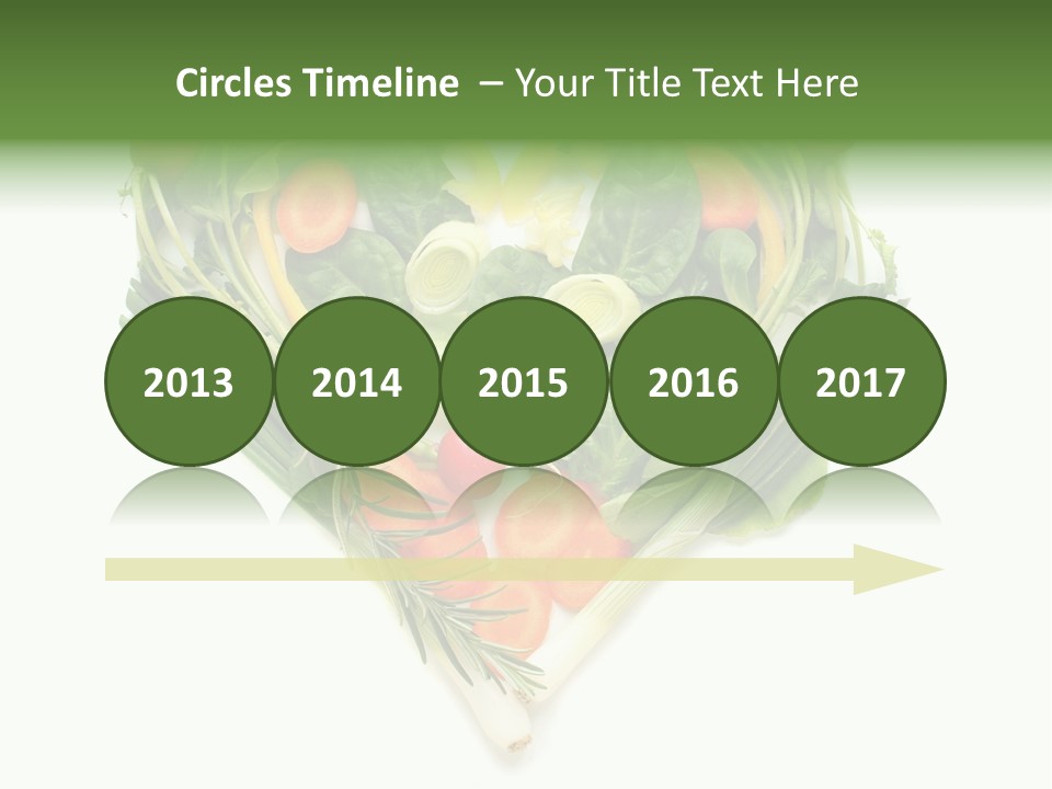 Lebensstil Salatherz Schlank PowerPoint Template