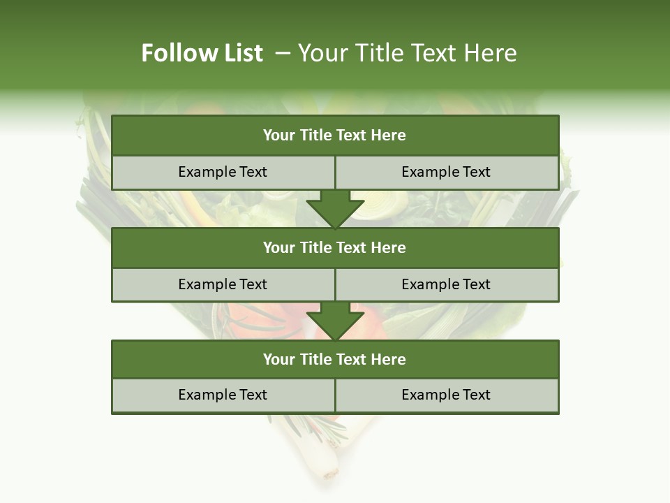 Lebensstil Salatherz Schlank PowerPoint Template