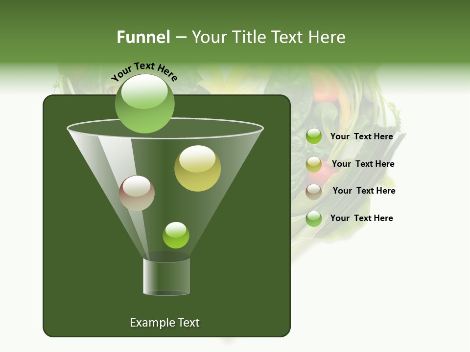 Lebensstil Salatherz Schlank PowerPoint Template