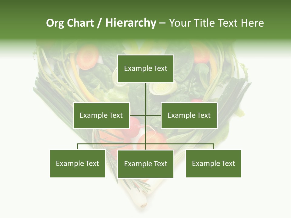 Lebensstil Salatherz Schlank PowerPoint Template
